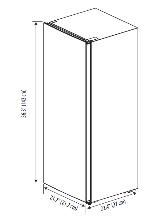 Insignia NS-UZ7WH0 Upright Freezer User Guide Insignia NS-UZ7WH0 Upright Freezer-1