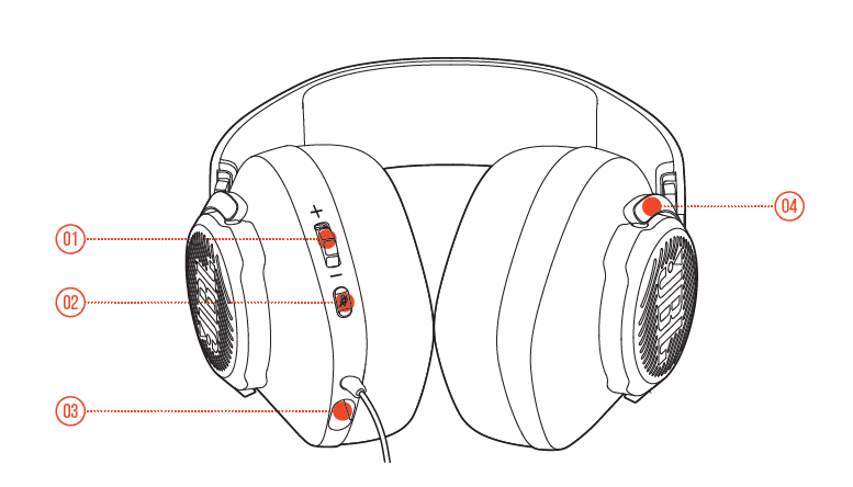 JBL Quantum 100 Wired Gaming Headphones User Guidemanual-7
