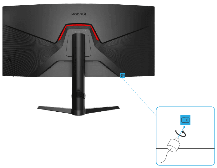 KOORUI KR-34E6UC 34-inch Curved Ultrawide WQHD Gaming Monitor-27