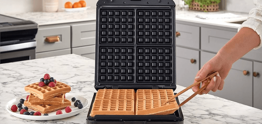 KRUPS 4-Slice Belgian Waffle Maker-featured
