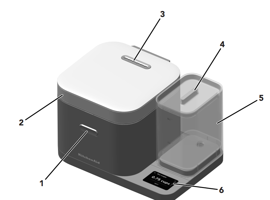 KitchenAid KGC3155BM Grain and Rice Cooker-1