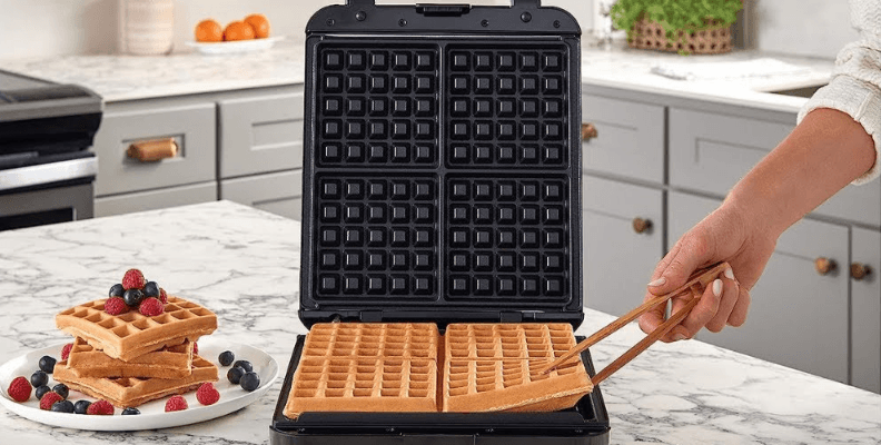 Krups Breakfast Set Stainless Steel Waffle Maker-featured