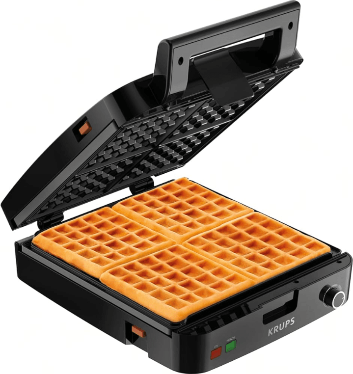 Krups Breakfast Set Stainless Steel Waffle Maker-product