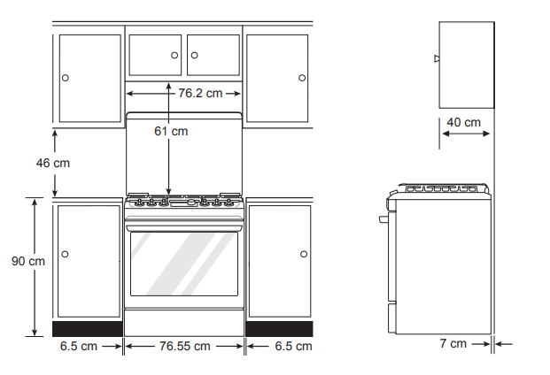 LG LF761S Gas Cooker with Glass Lid and Large Oven-5