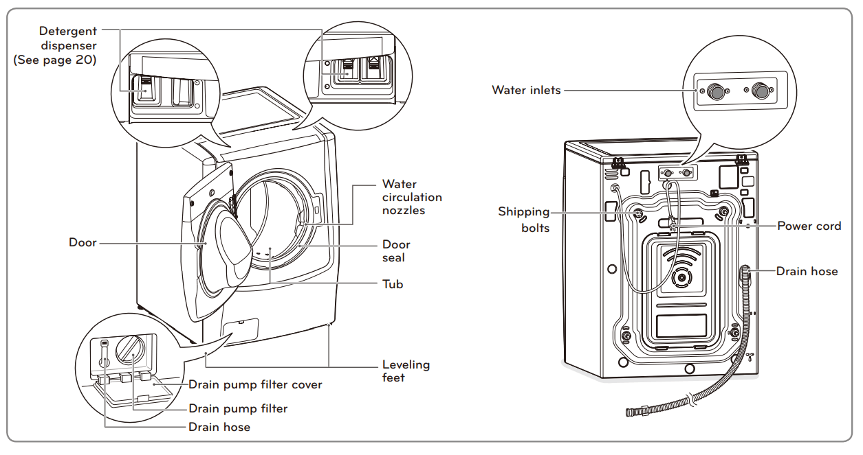 LG WM9000HVA Smart wi-fi Enabled Front Load Washer-1