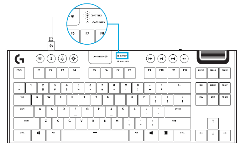Logitech G915 RGB Mechanical Gaming Keyboard-8