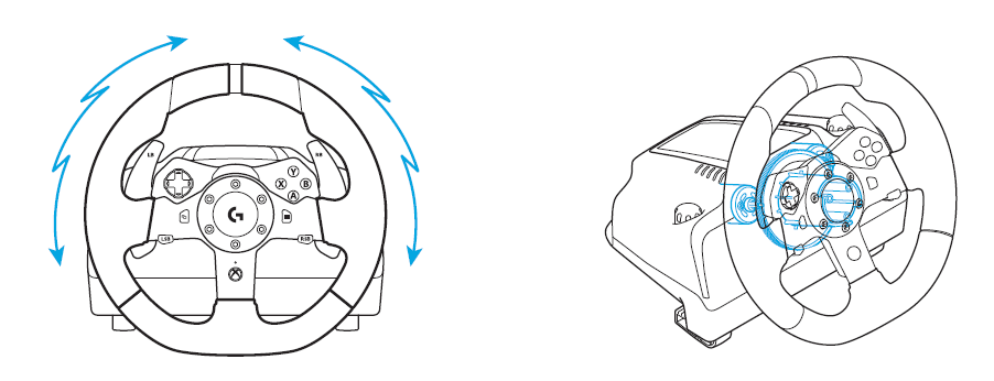 Logitech G920 Driving Force Racing Wheel User Guide Logitech G920 Driving Force Racing Wheel-11