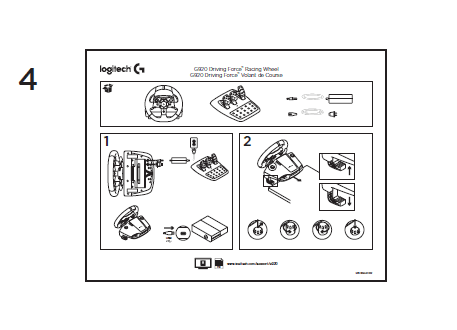 Logitech G920 Driving Force Racing Wheel User Guide Logitech G920 Driving Force Racing Wheel-4