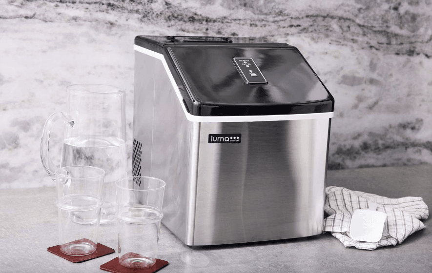Luma Comfort IM200SS Clear Ice Cube Maker Machine-featured