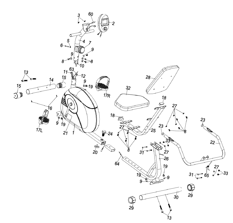 Marcy ME709 Recumbent Exercise Bike 14