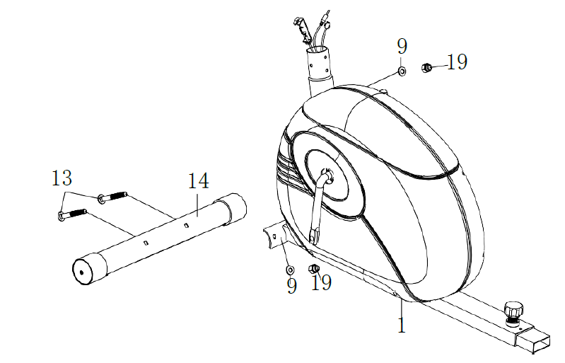 Marcy ME709 Recumbent Exercise Bike 5