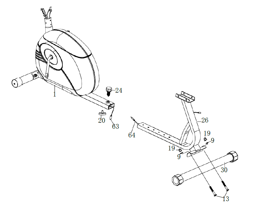 Marcy ME709 Recumbent Exercise Bike 6