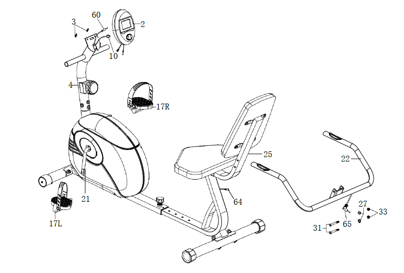 Marcy ME709 Recumbent Exercise Bike 9