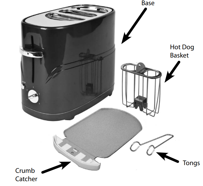 Nostalgia HDT-600 Retro Hot Dog and Bun Toaster-1
