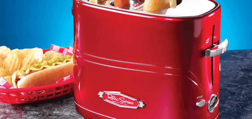 Nostalgia HDT-600 Retro Hot Dog and Bun Toaster-featured