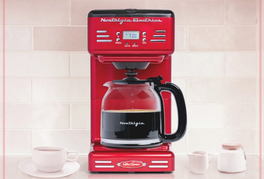 Nostalgia RCOF120AQ Retro 12-Cup Programmable Coffee Maker Instruction Manual