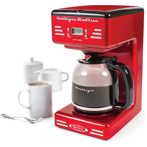Nostalgia RCOF120AQ Retro 12-Cup Programmable Coffee Maker-product