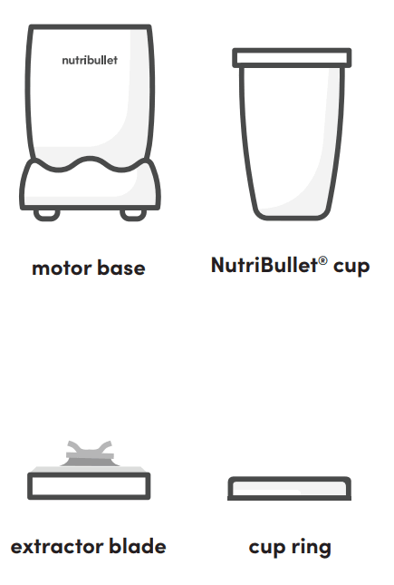 NutriBullet NBR-1201 12-Piece High-Speed Blender User Manual NutriBullet NBR-1201 12-Piece High-Speed Blender-1