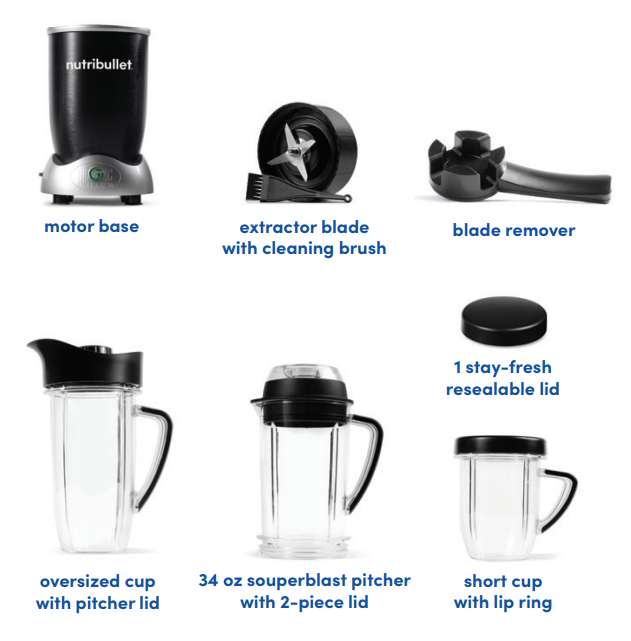 NutriBullet RX N17-1001 Blender User Manual NutriBullet RX N17-1001 Blender-1