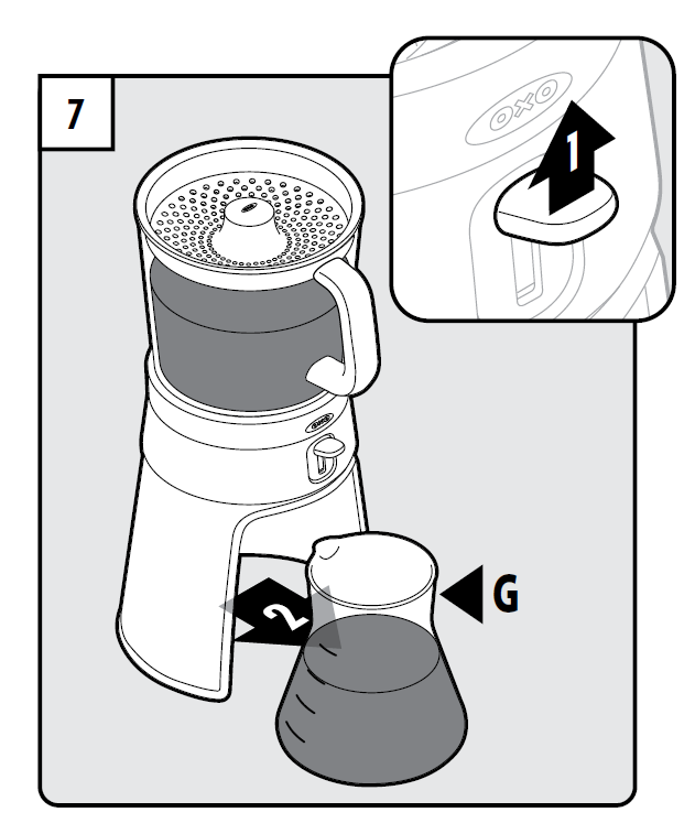 OXO Good Grips 32 Ounce Cold Brew Coffee Maker 10