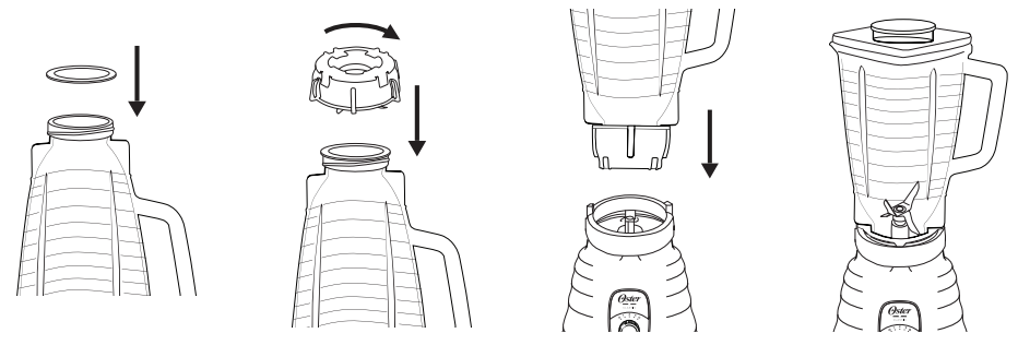 Oster BLST4655 Original 3 Speed Chrome Blender-3