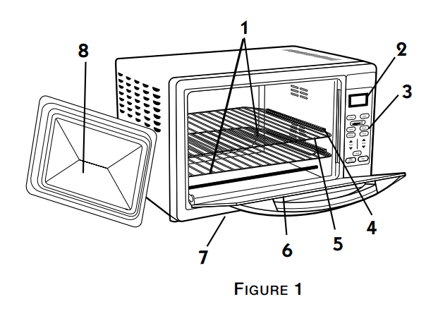 Oster TSSTTVDGXL Air Fryer Oven 1