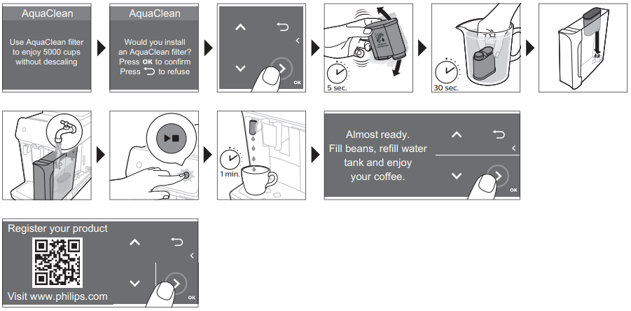 PHILIPS 4300 Series Fully Automatic Espresso Machine User Manual PHILIPS 4300 Series Fully Automatic Espresso Machine-9