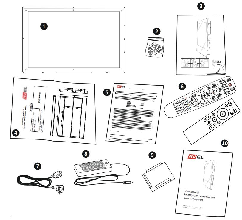 Parallel AV AVS550SM Waterproof Smart Mirror TV-1