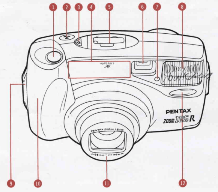 Pentax Zoom 105R Film Camera 1