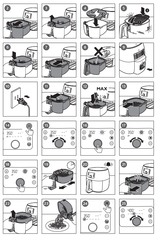 Philips HD9650 Series Premium Airfryer XXL-2