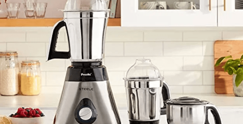 Preethi Steele 3-Jar Mixer Grinder User Manual Preethi Steele 3-Jar Mixer Grinder-featured