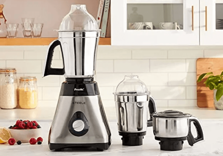 Preethi Steele 3-Jar Mixer Grinder User Manual