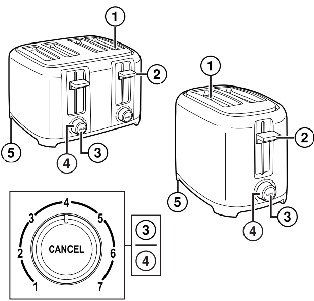 Proctor Silex 24215PS 4 Slice Toaster User Manual Proctor Silex 24215PS 4 Slice Toaster 1