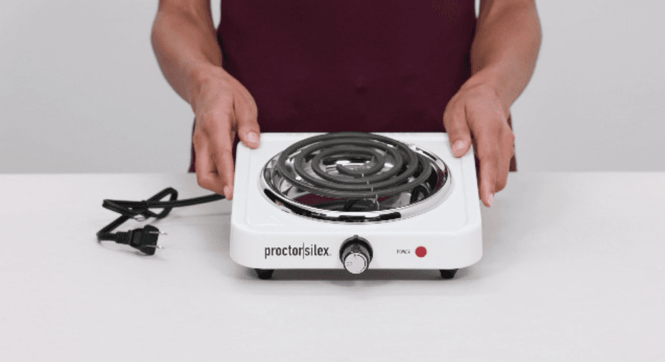 Proctor Silex Electric Stove Single Burner Cooktop User Manual