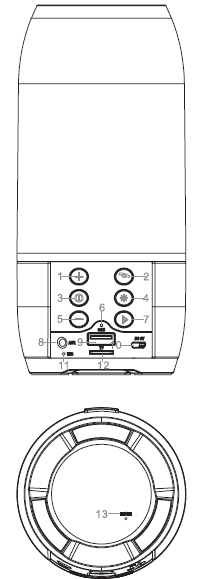 QFX BT-222 LED Bluetooth Speaker User Manual QFX BT-222 LED Bluetooth Speaker-4