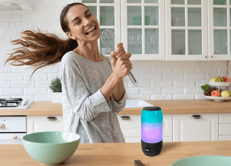 QFX BT-222 LED Bluetooth Speaker User Manual