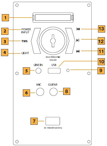 QFX PBX-311 Portable Rechargable TWS Speaker-3