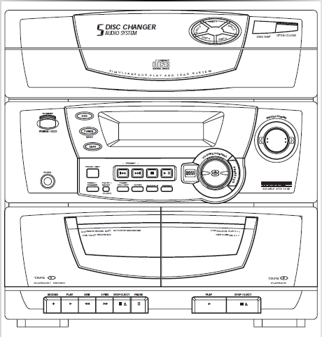 RCA RS1285 Stereo System-5