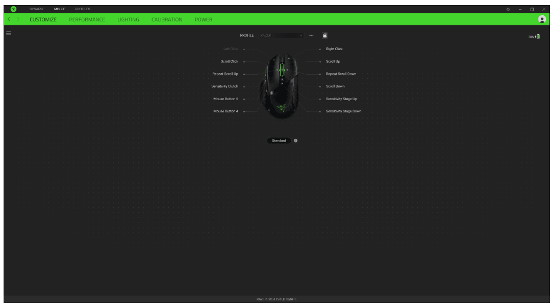 Razer Basilisk Ultimate Wireless Gaming Mouse User Guide Razer Basilisk Ultimate Wireless Gaming Mouse 21
