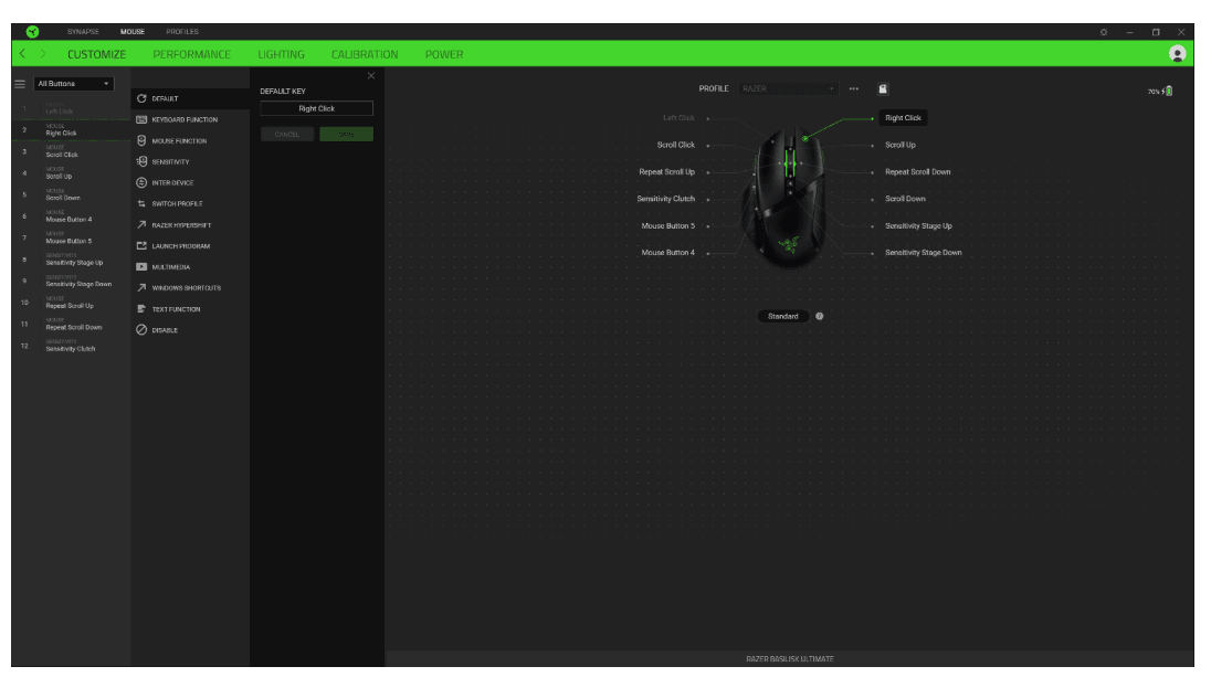 Razer Basilisk Ultimate Wireless Gaming Mouse User Guide Razer Basilisk Ultimate Wireless Gaming Mouse 24