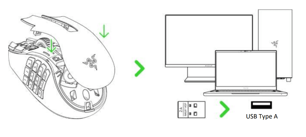 Razer Naga V2 HyperSpeed Wireless Gaming Mouse6