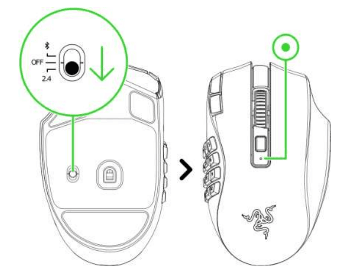 Razer Naga V2 HyperSpeed Wireless Gaming Mouse7