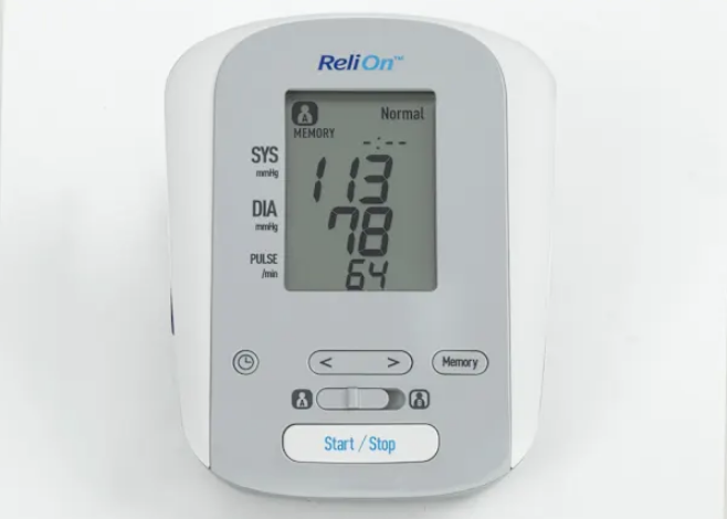 Relion BP200 Upper Arm Blood Pressure Monitor User Manual