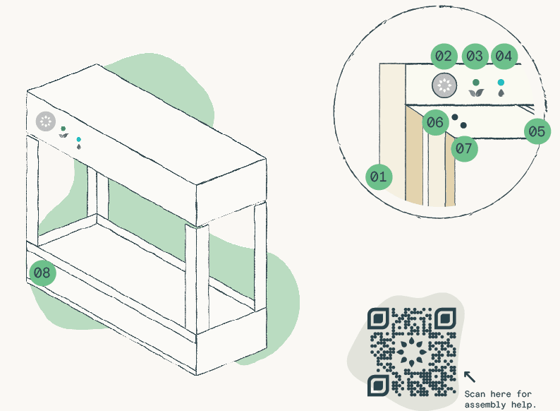 Rise Gardens The Personal Rise Garden Assembly Manual Rise Gardens The Personal Rise Garden-1