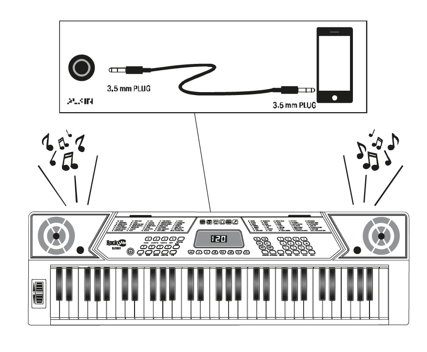 RockJam RJ5061 Multi-Function Keyboard User Manual RockJam RJ5061 Multi Function Keyboard-8