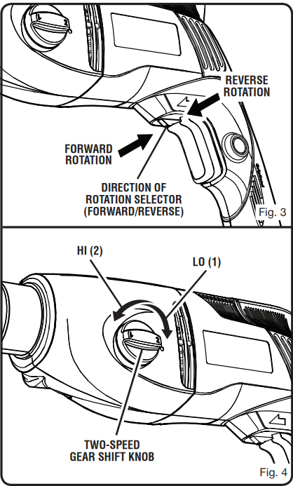 Ryobi D552H Corded Hammer Drill-3