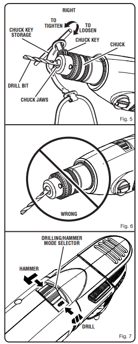 Ryobi D552H Corded Hammer Drill-4
