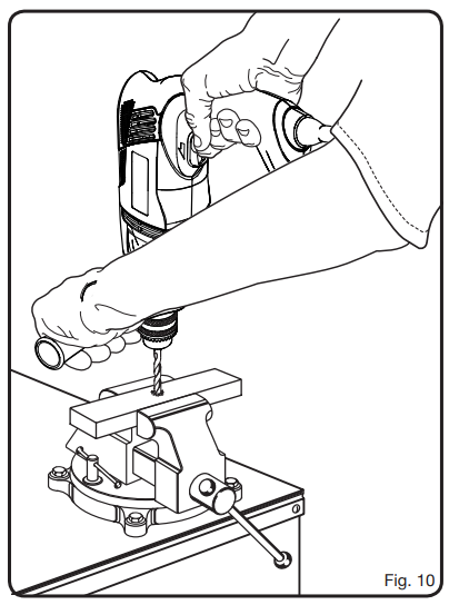 Ryobi D552H Corded Hammer Drill-6