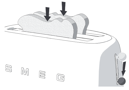 SMEG TSF02 Retro Style 4 Slice Toaster-5