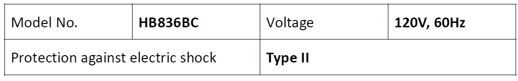 Sangcon HB836BC-B Handheld Immersion Blender User Manual Sangcon HB836BC-B Handheld Immersion Blender-5